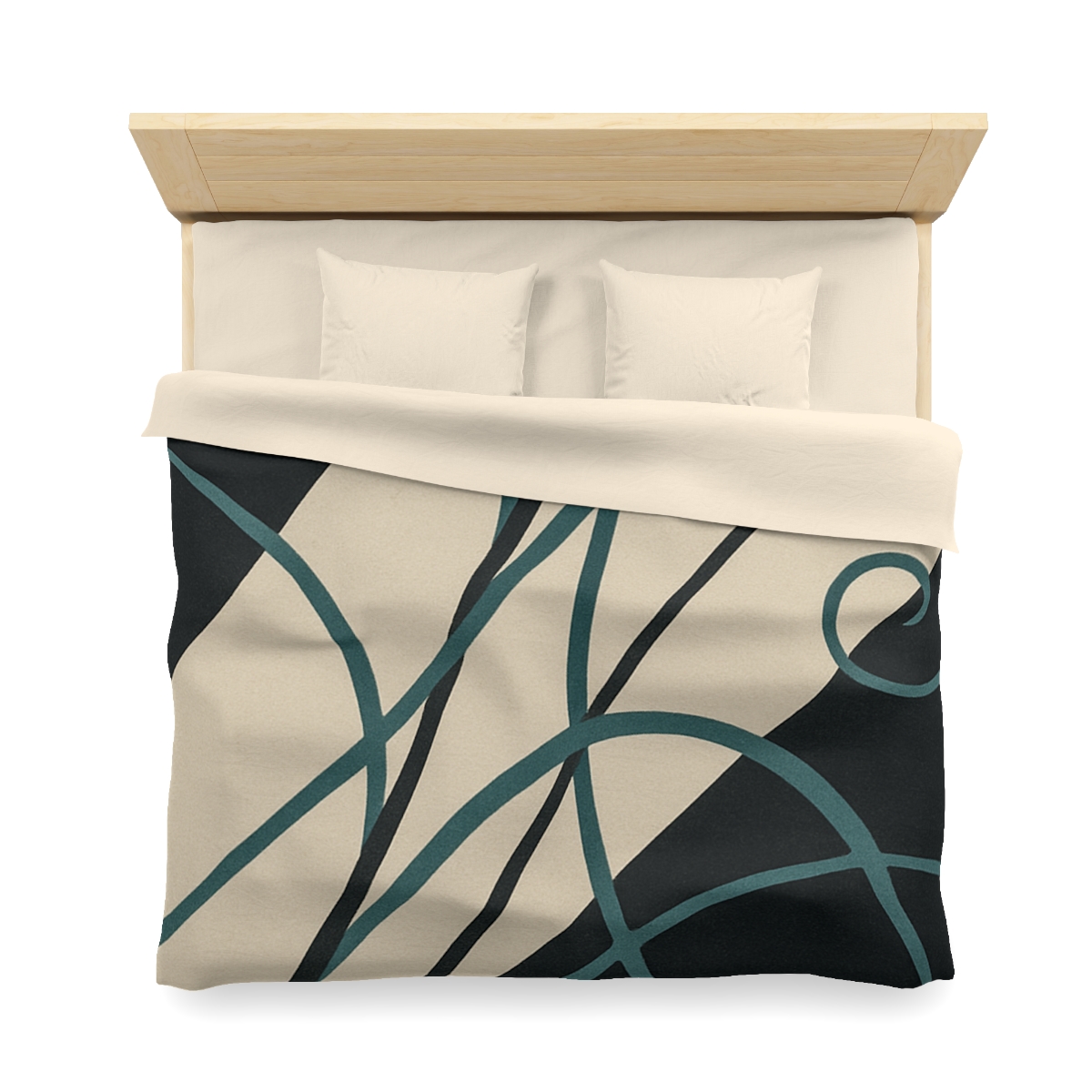 Tendril Motion Study unique patterned duvets