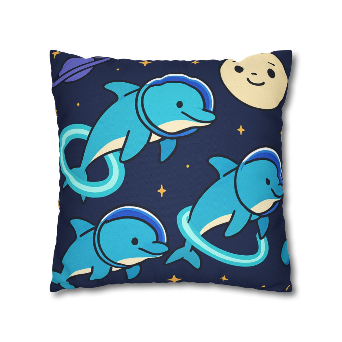 Cosmic Dolphin Playground custom pillow cases