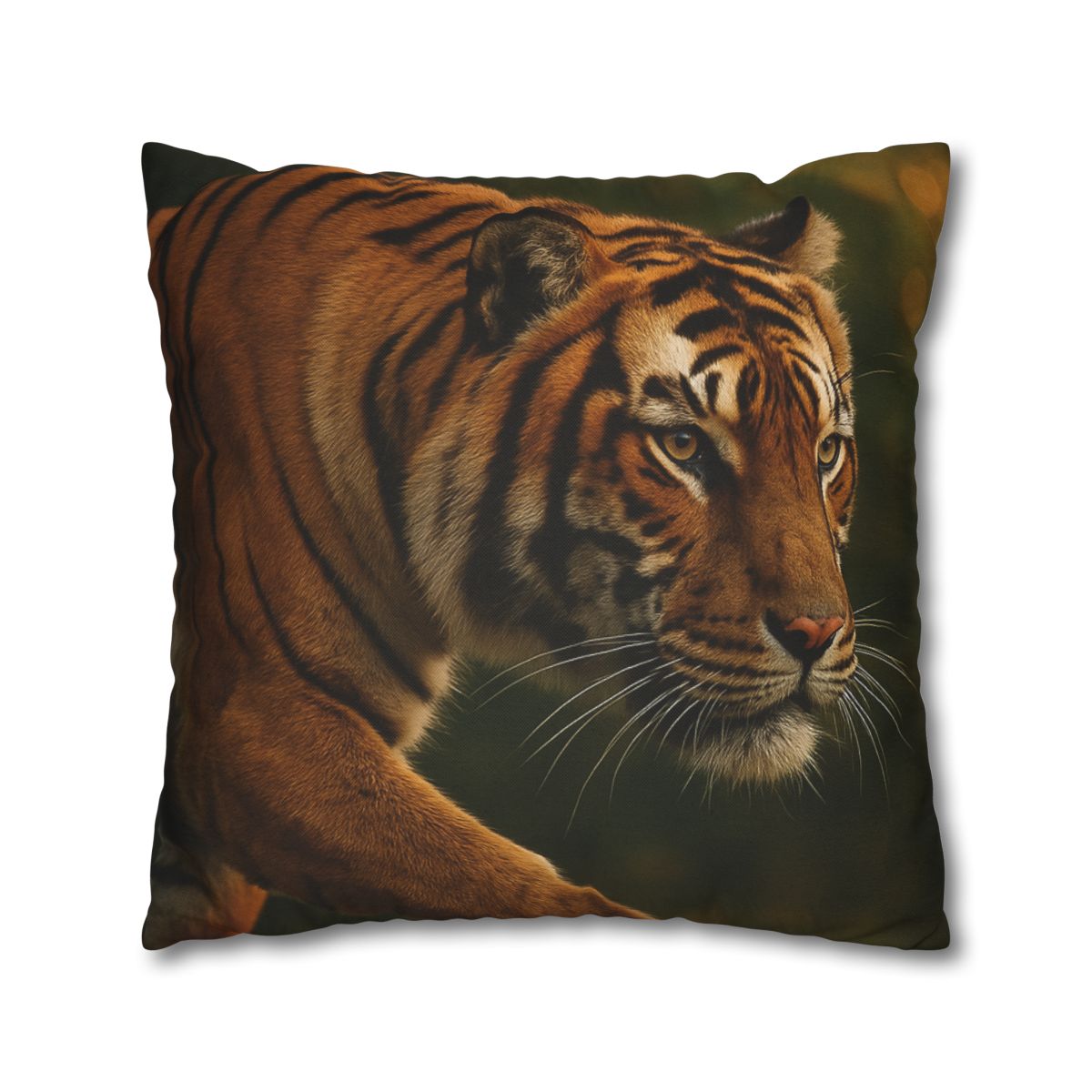 Forest Stalker Bengal Tiger custom pillow cases