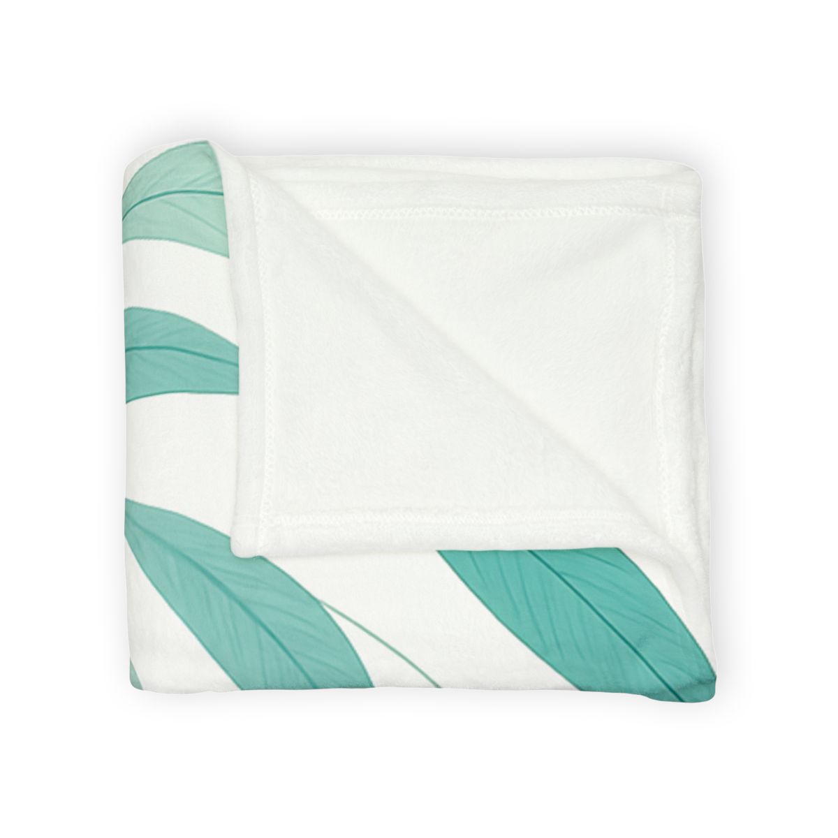 Orbiting Leaf Halo stylish throw blankets