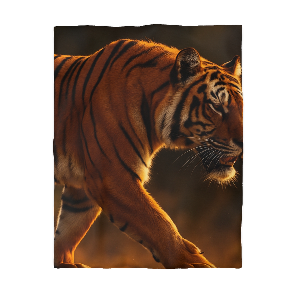 Forest Stalker Bengal Tiger personalized bedding duvets