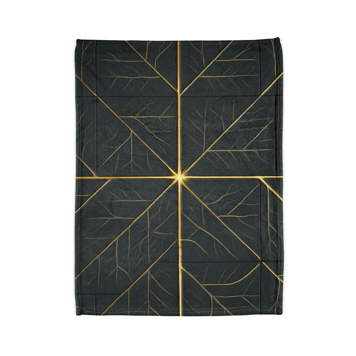 Venation Circuit Grid trendy patterned blankets