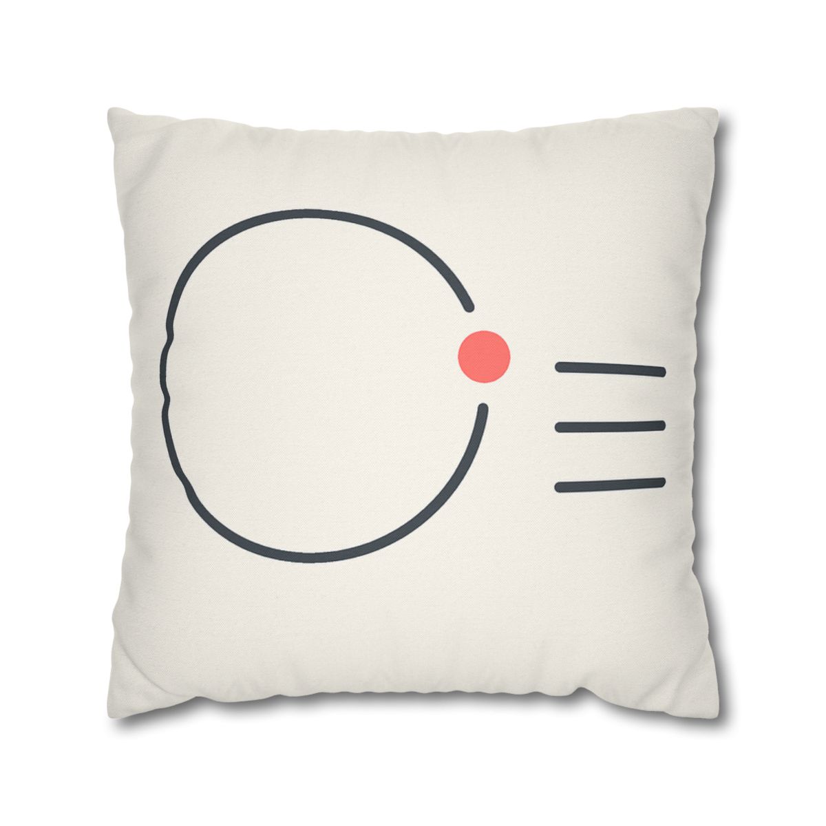 Offset Ring With Three Quiet Bars soft cotton pillow cases