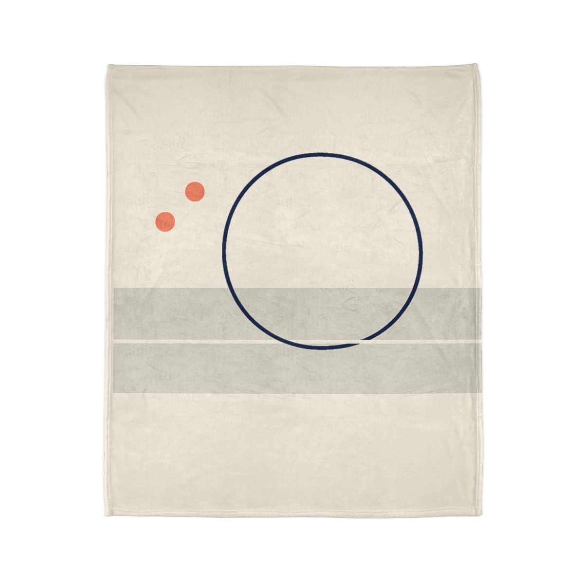 Quiet Orbit With Split Panel stylish throw blankets
