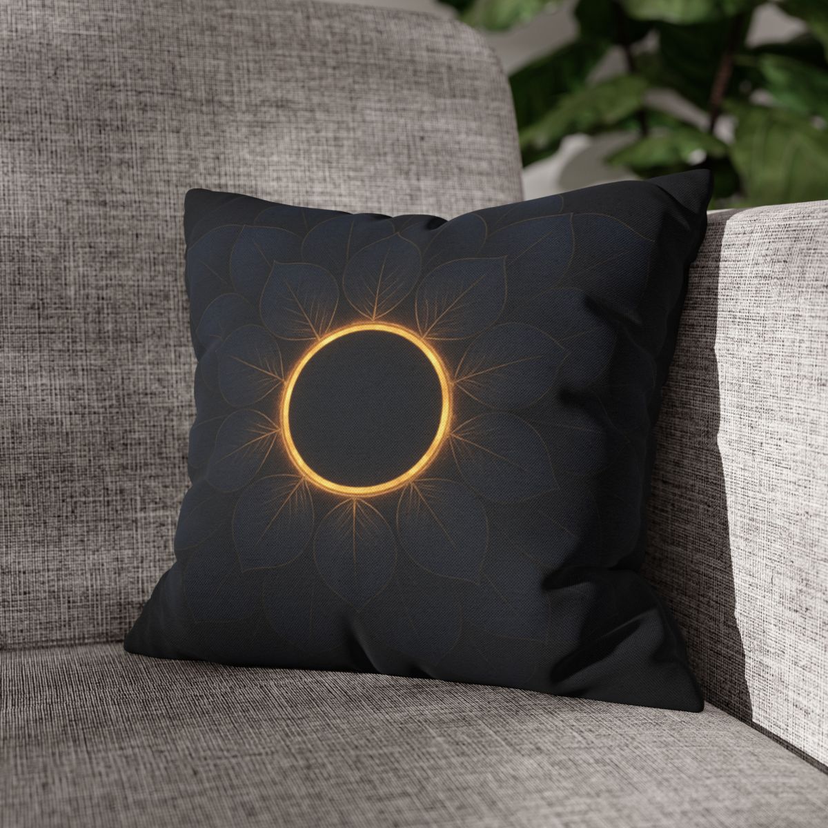 Petal Eclipse Mandala trendy patterned pillow cases