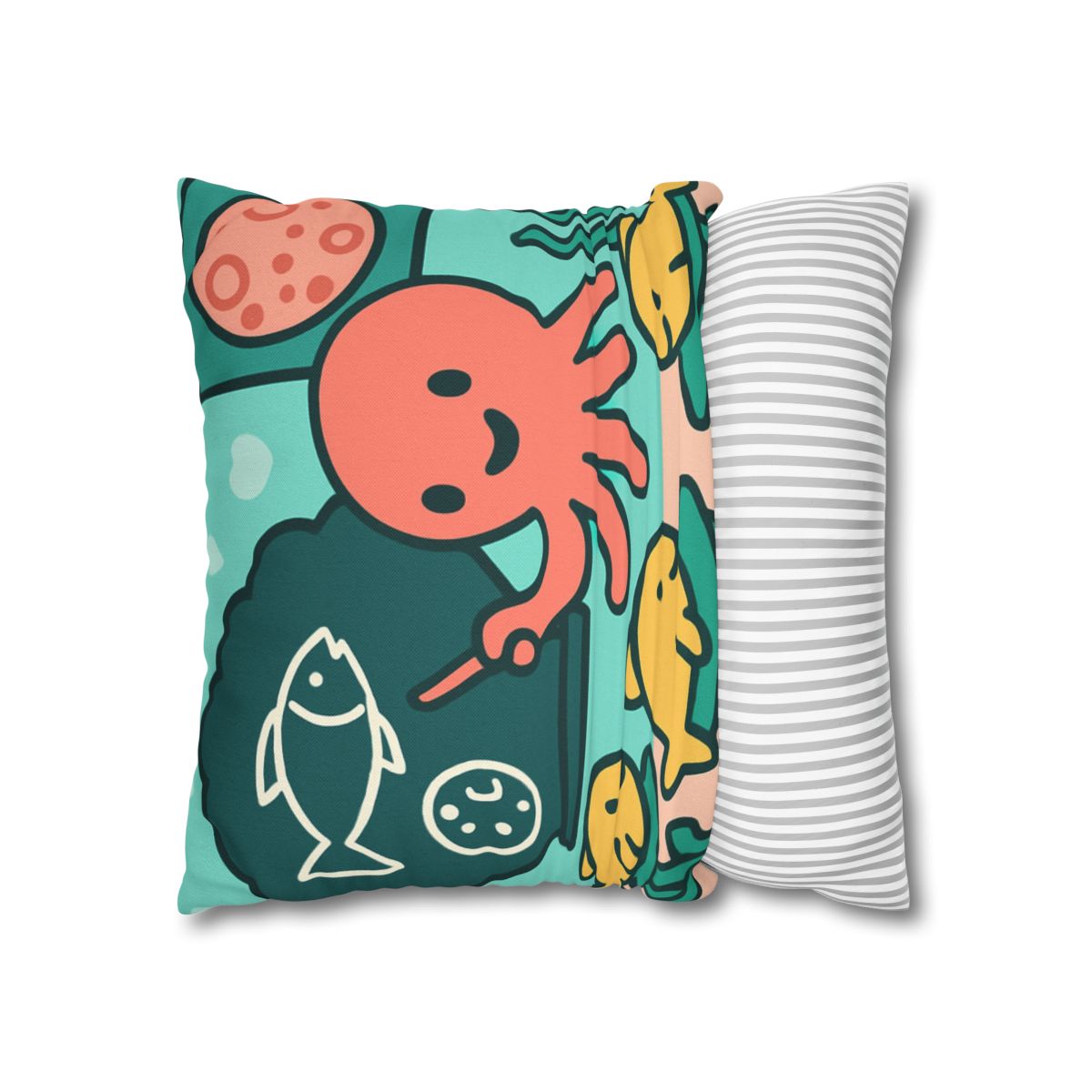Cosmic Coral Classroom trendy patterned pillow cases