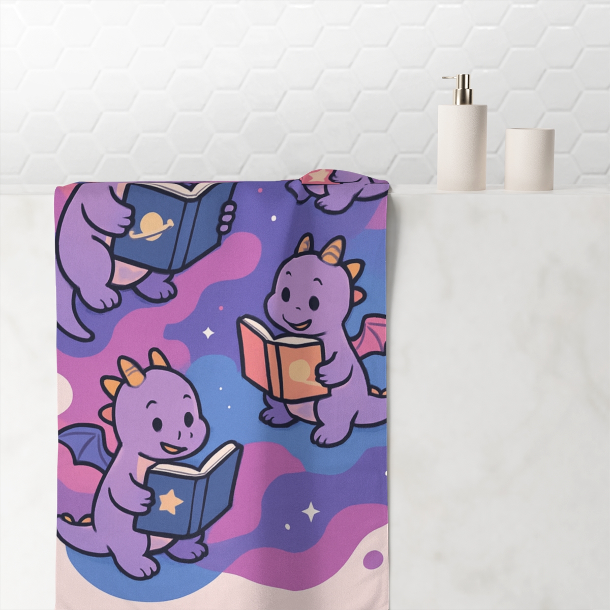 Nebula Library For Little Dragons decorative home towelscustom towels