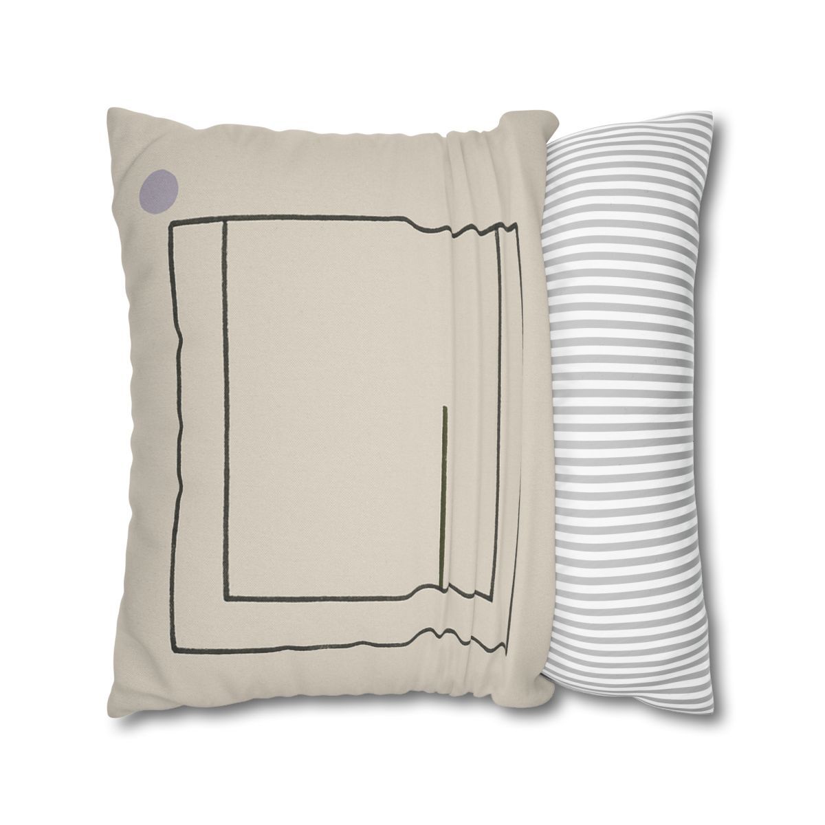 Nested Square And Crossing Short Line comfortable bedding pillow covers