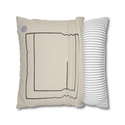 Nested Square And Crossing Short Line comfortable bedding pillow covers