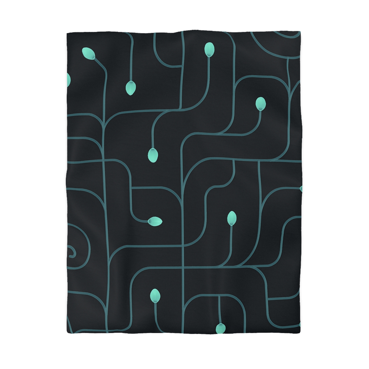 Vine Circuit Lattice designer printed duvets