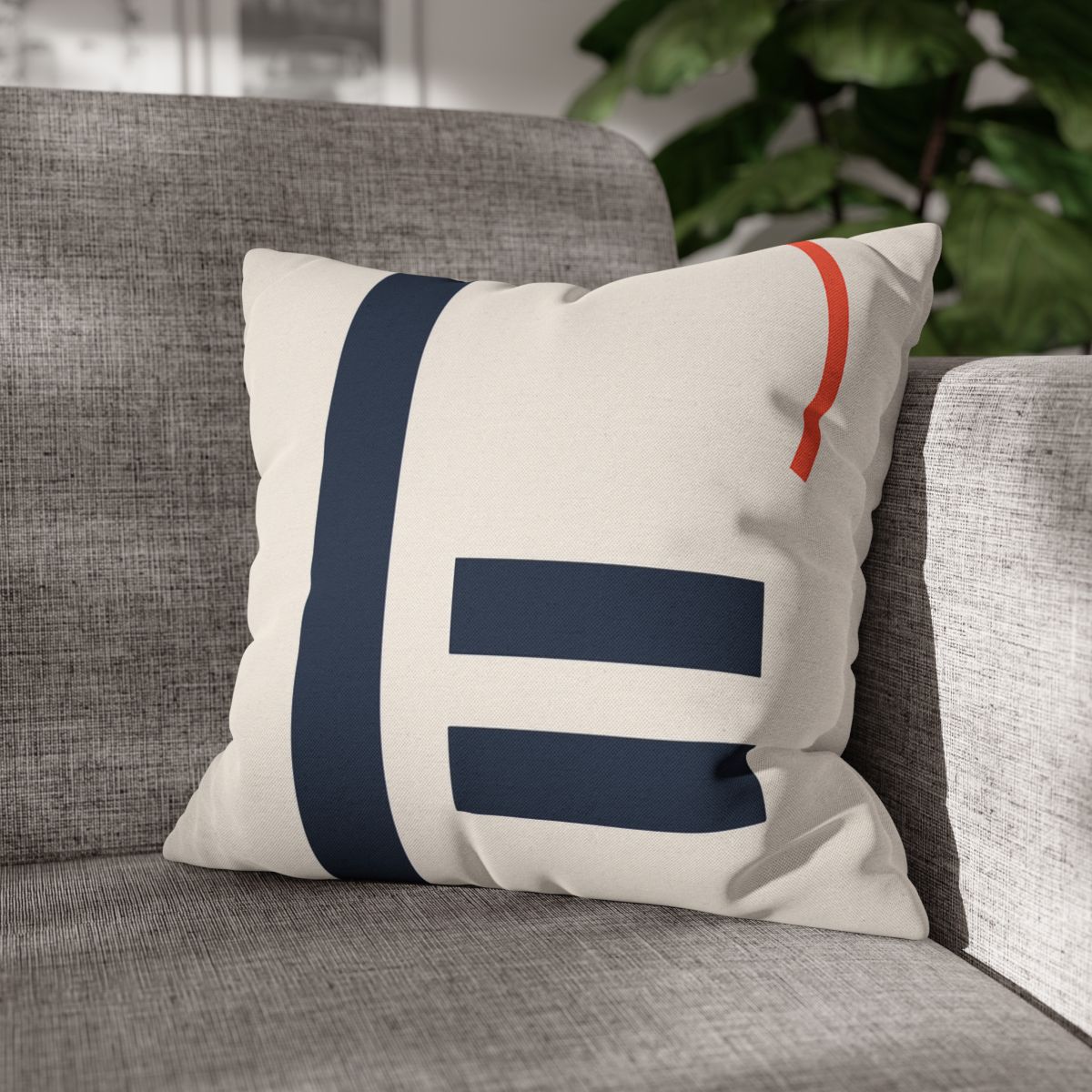 Offset Bars With Orbit Arc soft cotton pillow cases