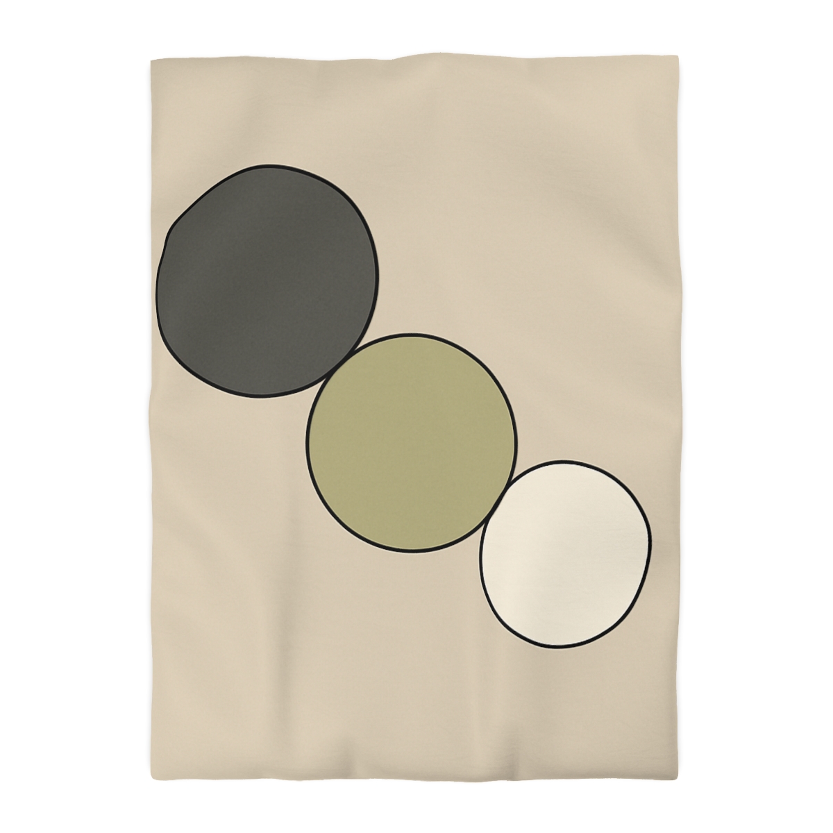 Staggered Trio Of Circles Harmony stylish duvet covers