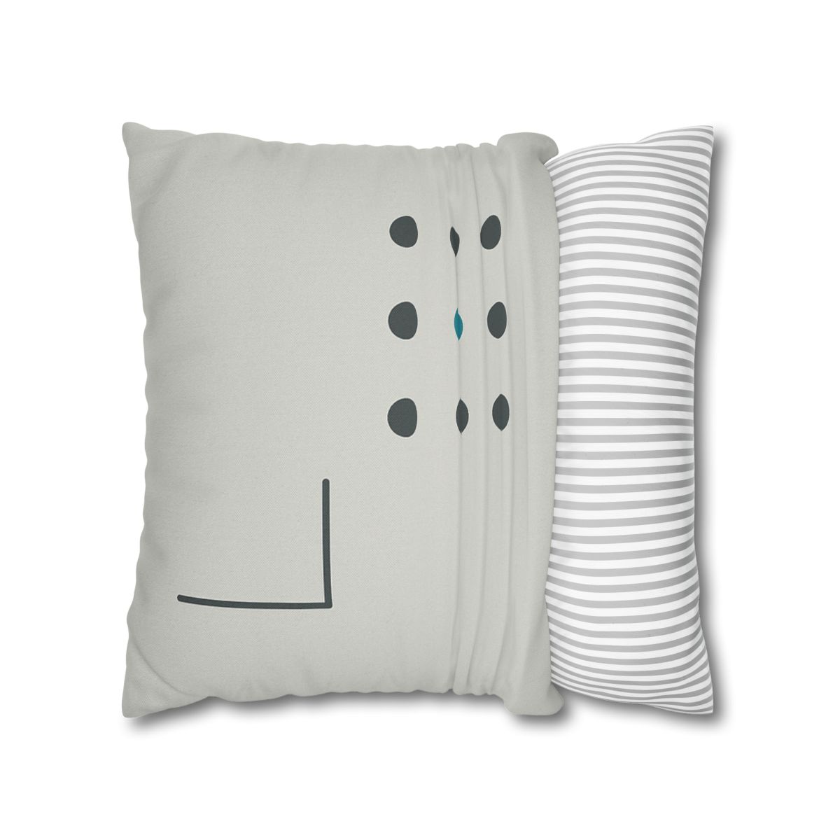 Sparse Dot Grid With Missing Corner custom pillow cases