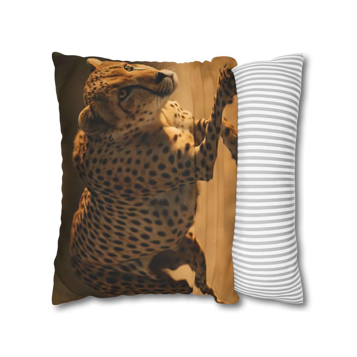 Speed Whisper Cheetah soft cotton pillow cases