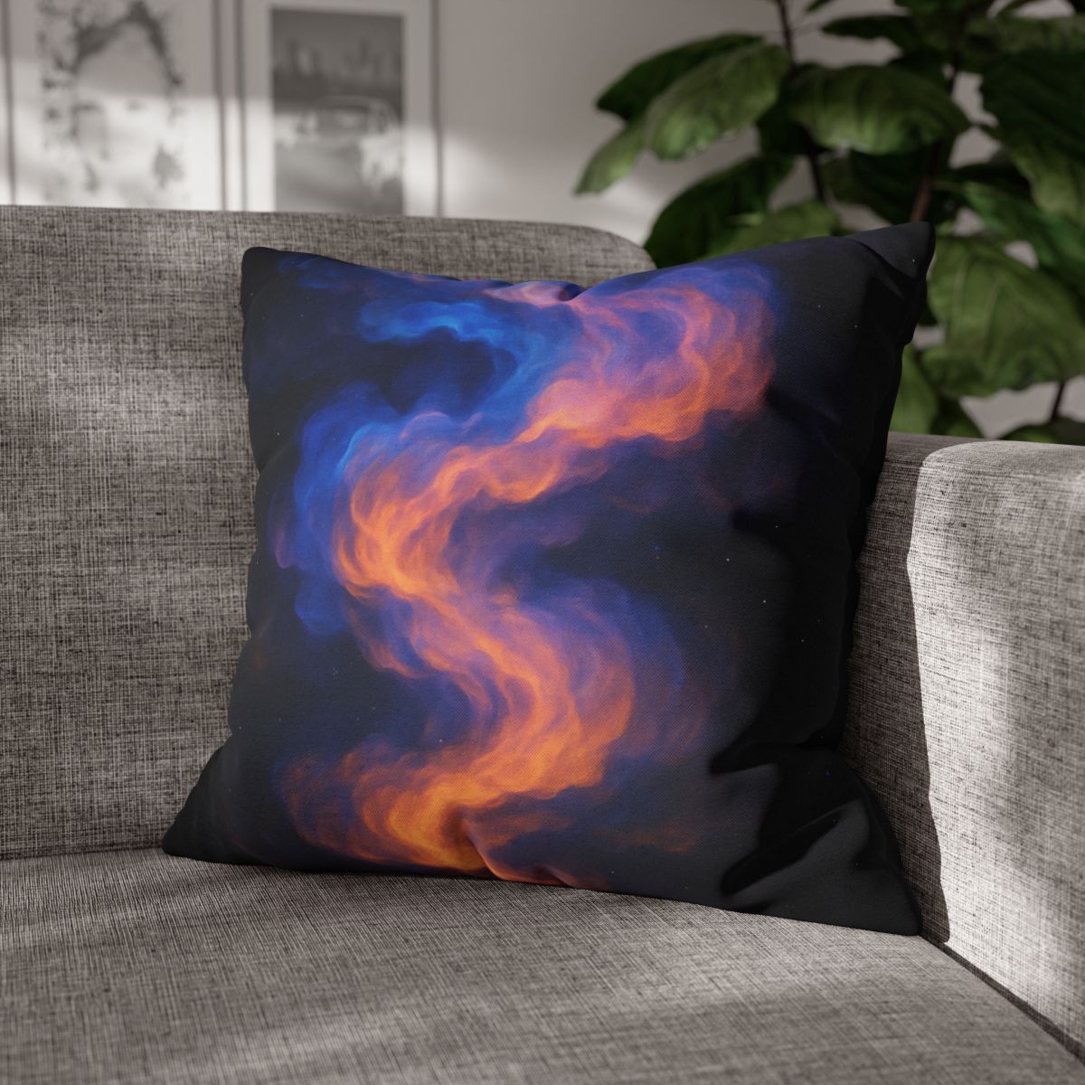 Spectral Nebula Cascade trendy patterned pillow cases
