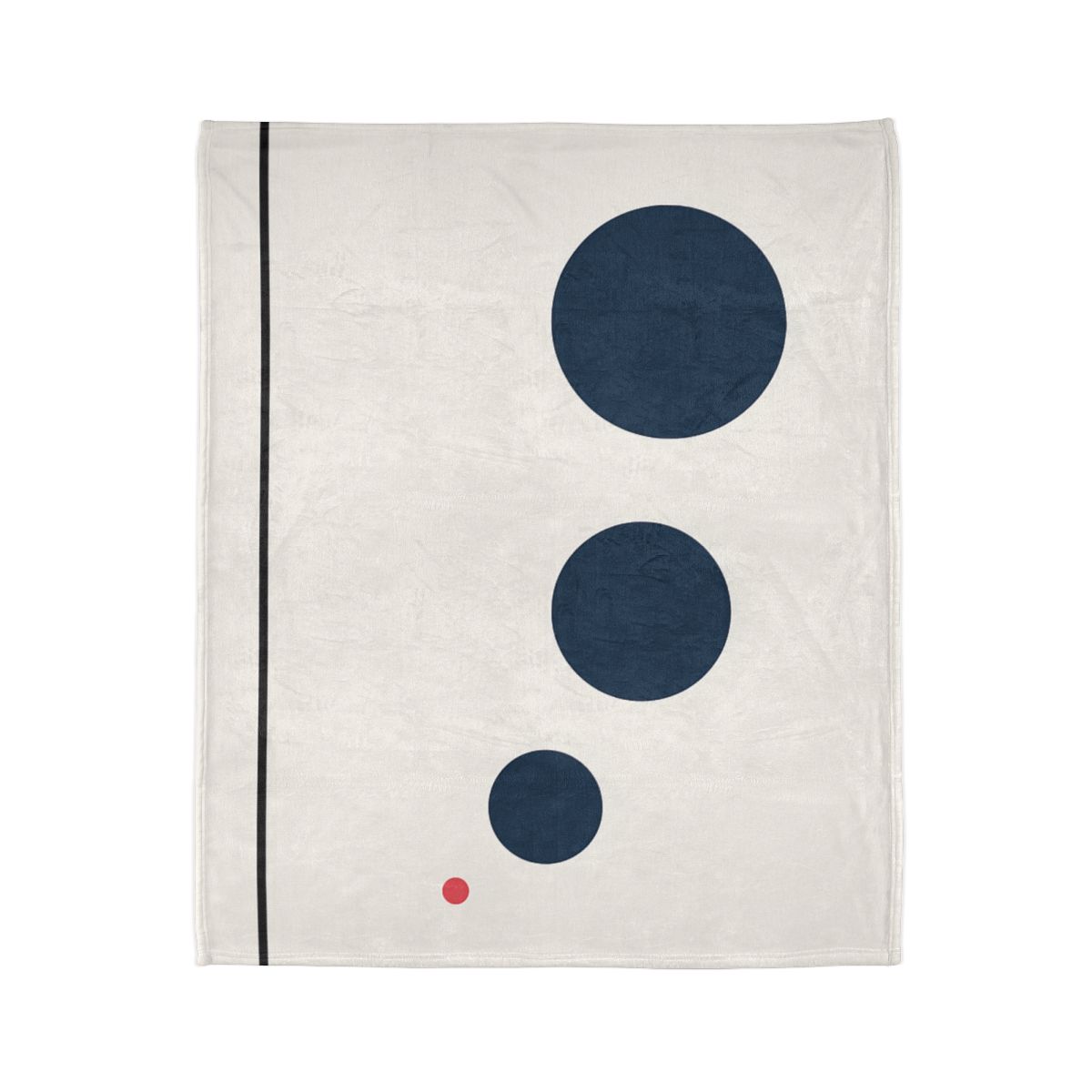 Orbital Triad Over Quiet Line soft fleece blankets