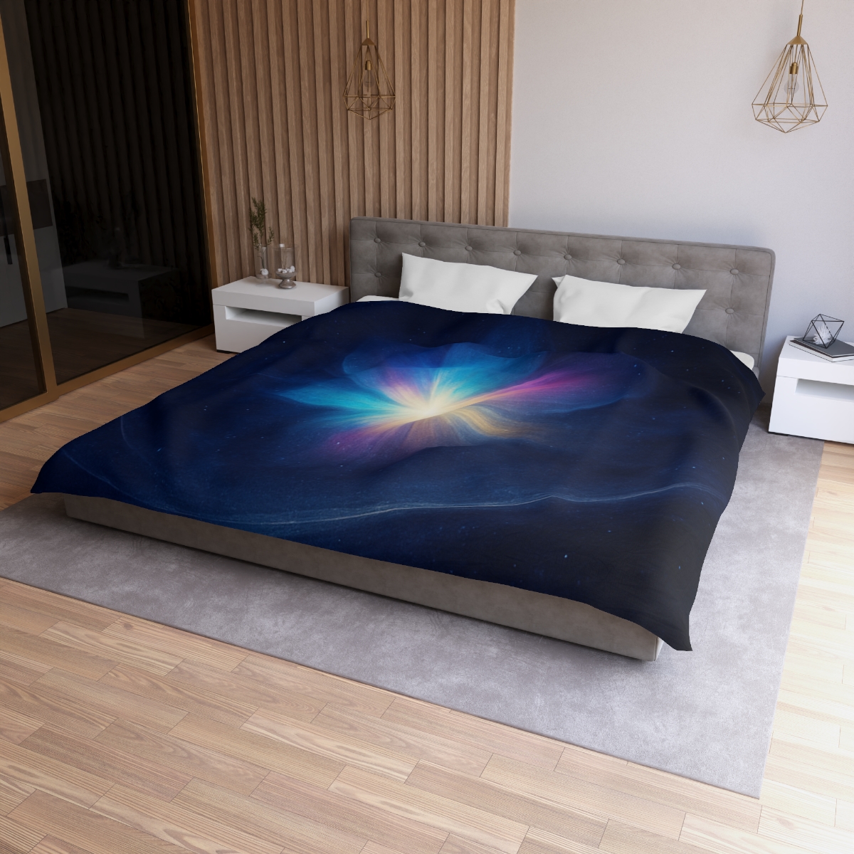 Prismatic Lensing Bloom personalized bedding duvets