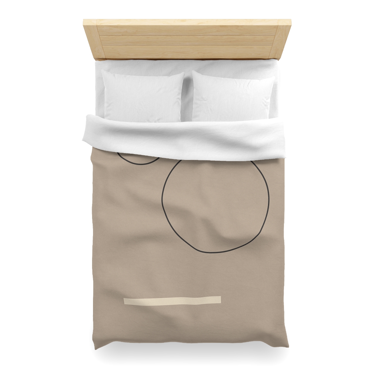 Floating Ring Alignment designer printed duvets