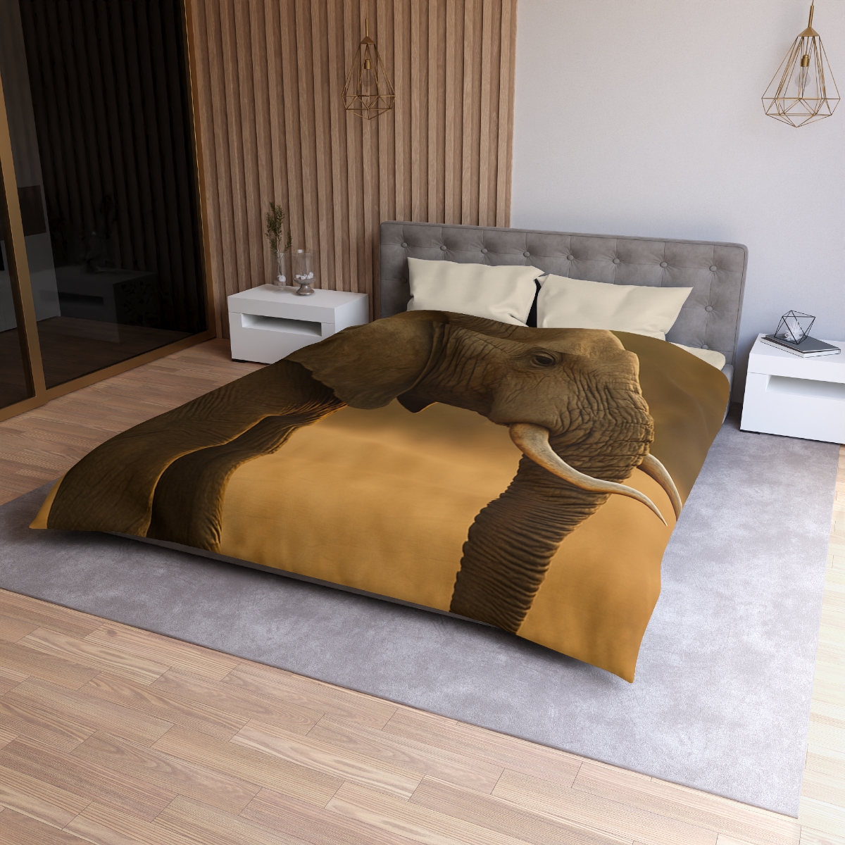 Sentinel Trunk Elephant personalized bedding duvets