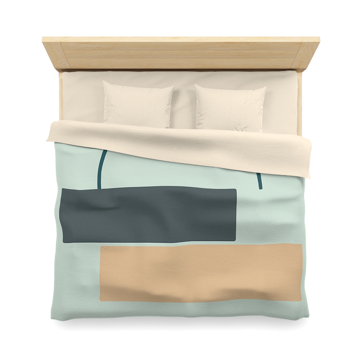 Stepped Arc And Twin Slabs designer printed duvets