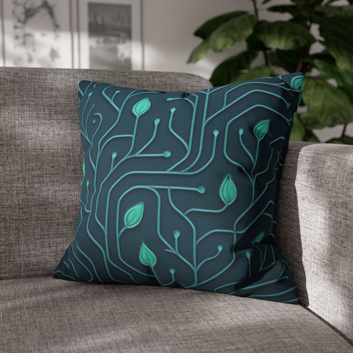 Vine Circuit Lattice trendy patterned pillow cases