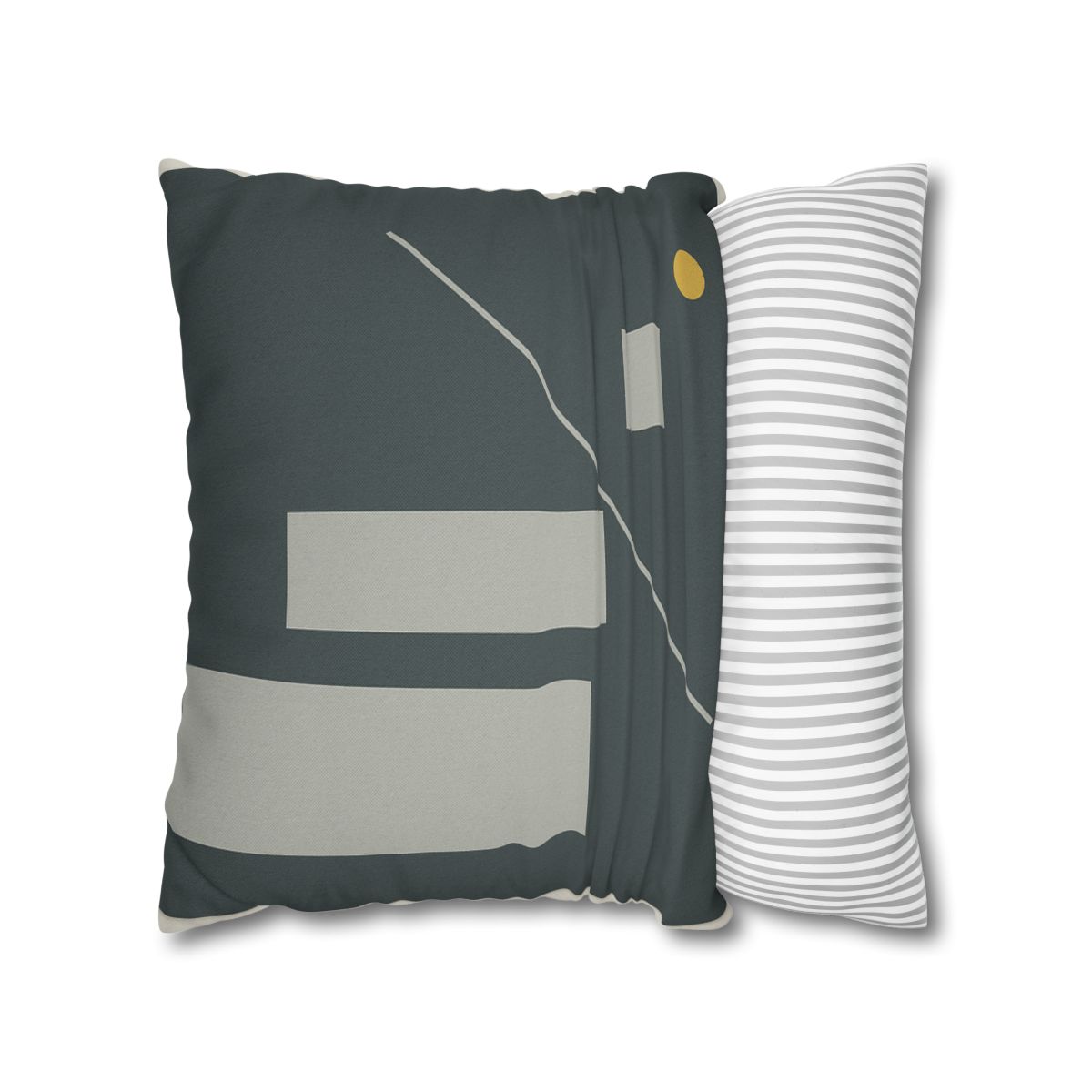 Staggered Blocks With Quiet Diagonal soft cotton pillow cases
