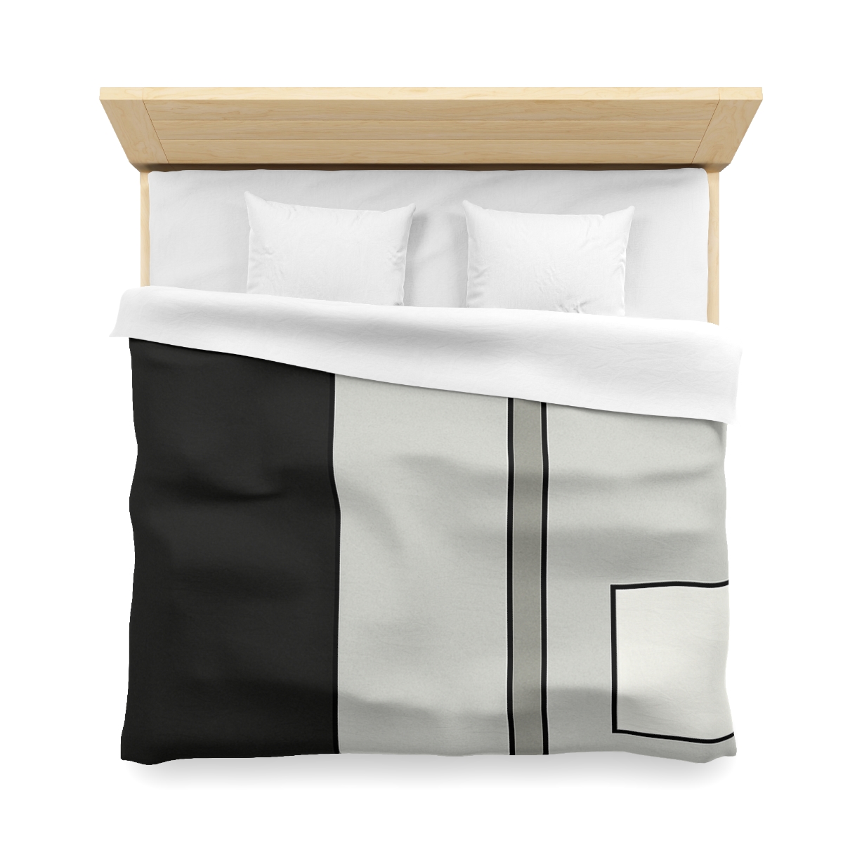 Offset Rectangle Composition custom duvets