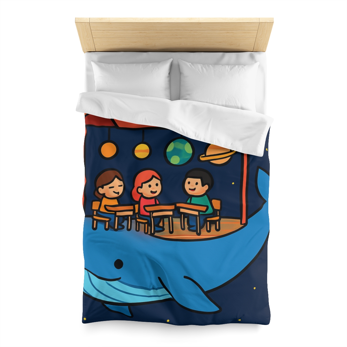 Cosmic Whale Classroom stylish duvet covers