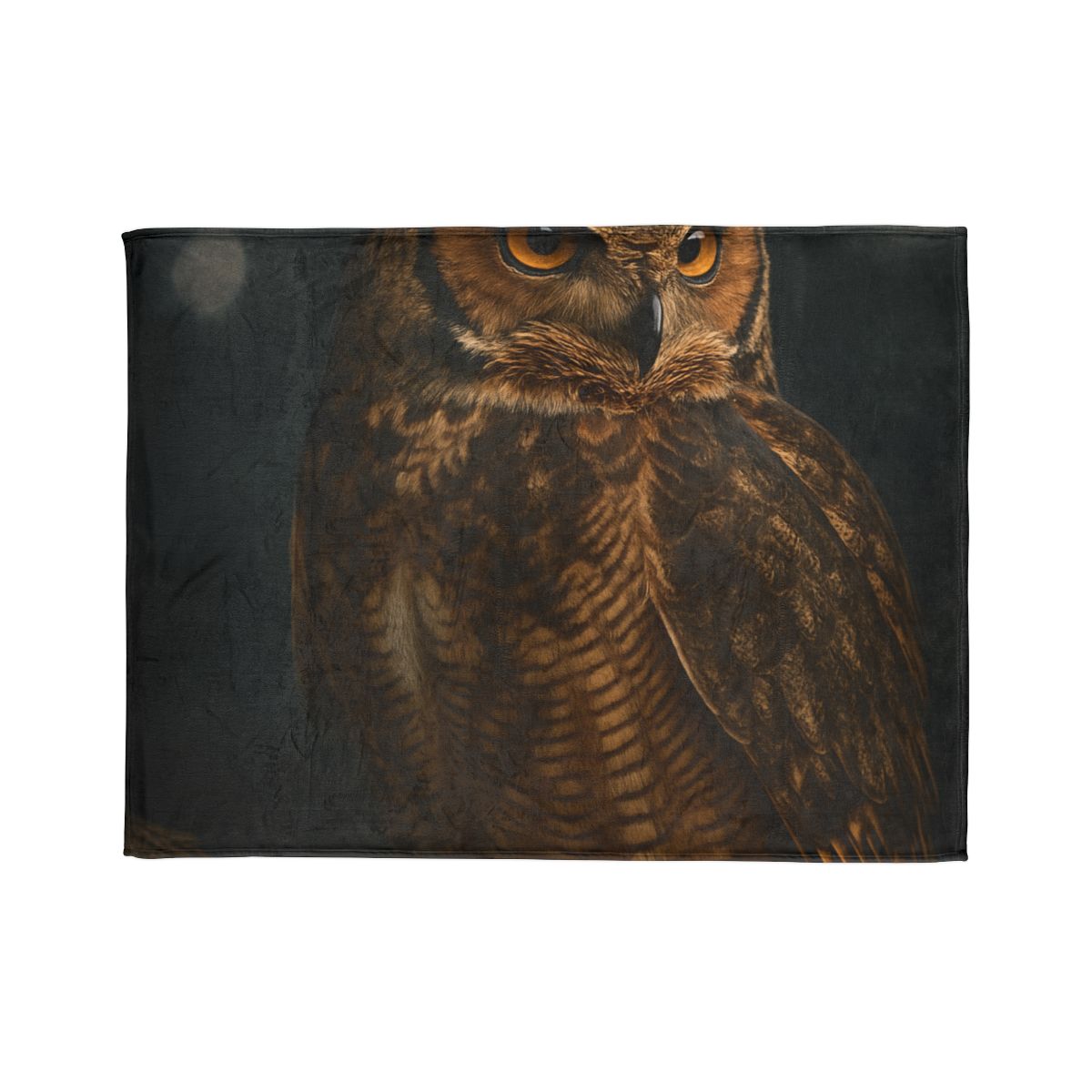 Starlit Perch Great Horned Owl warm winter blankets