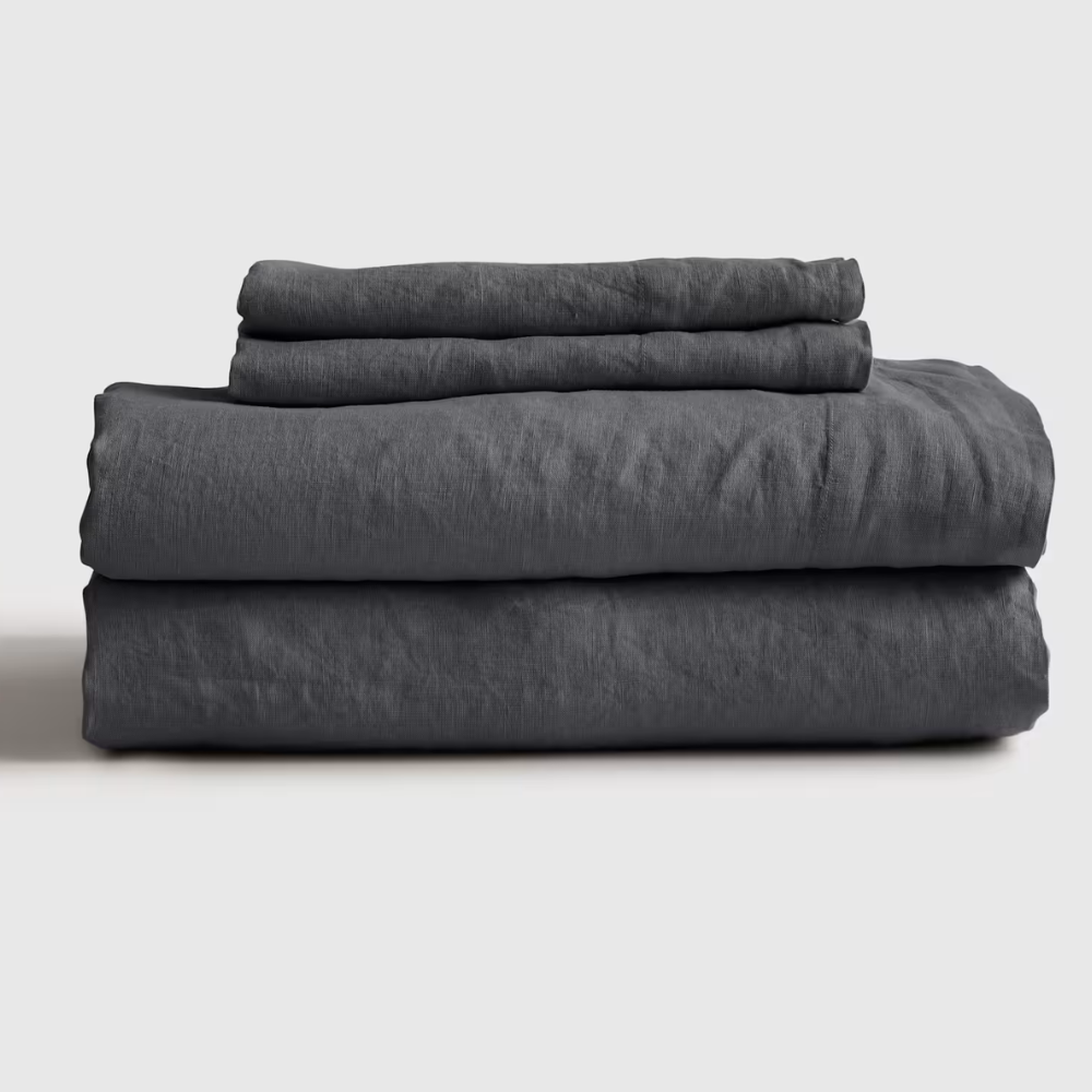 European Linen Bed Sheet Set