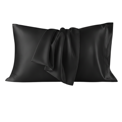Set Of 2 Satin Queen Size Pillowcase With Cooling Envelope Closure