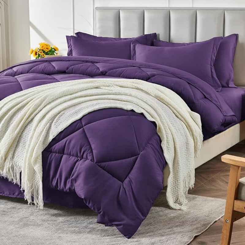 7 Pieces Comforter Set For All Seasons