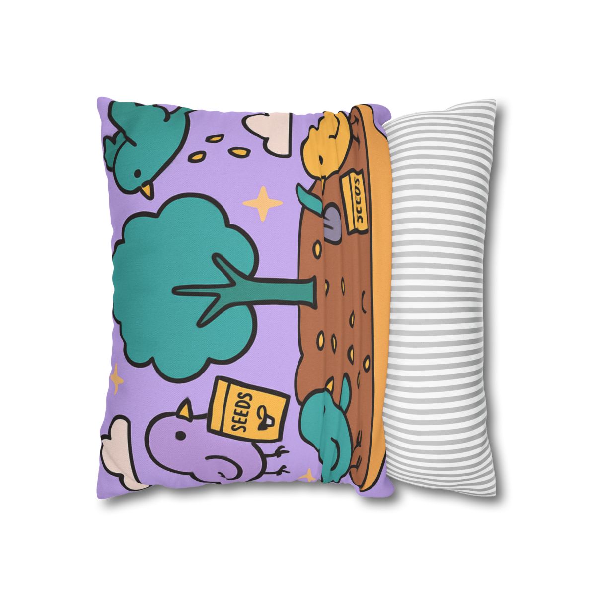 Galaxy Garden Aviary designer print pillow cases