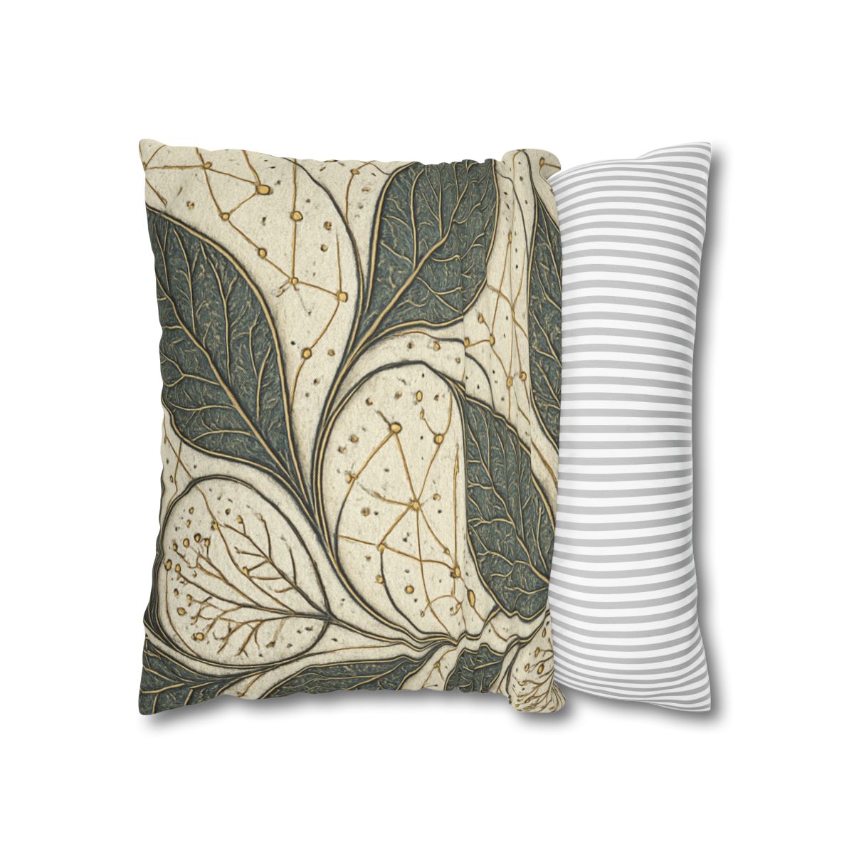 Leaf Vein Starchart Filigree designer print pillow cases