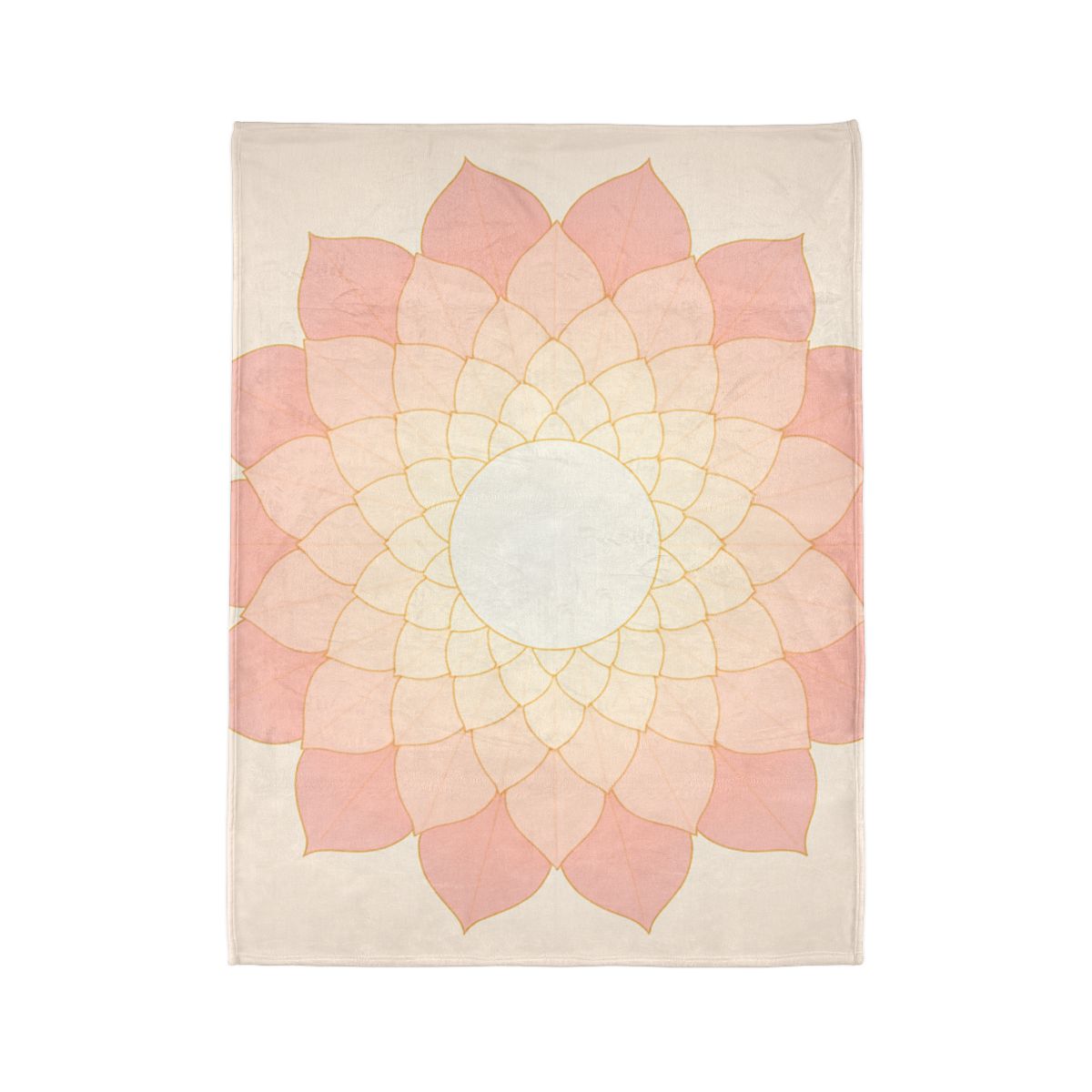 Petal Halo Lattice soft fleece blankets
