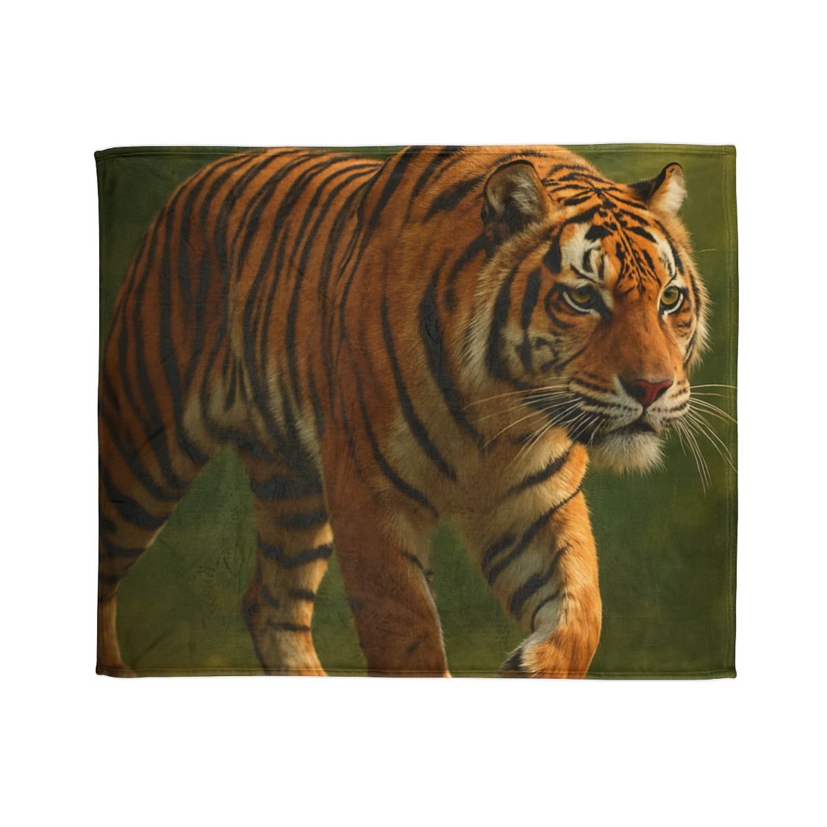 Forest Stalker Bengal Tiger soft fleece blankets