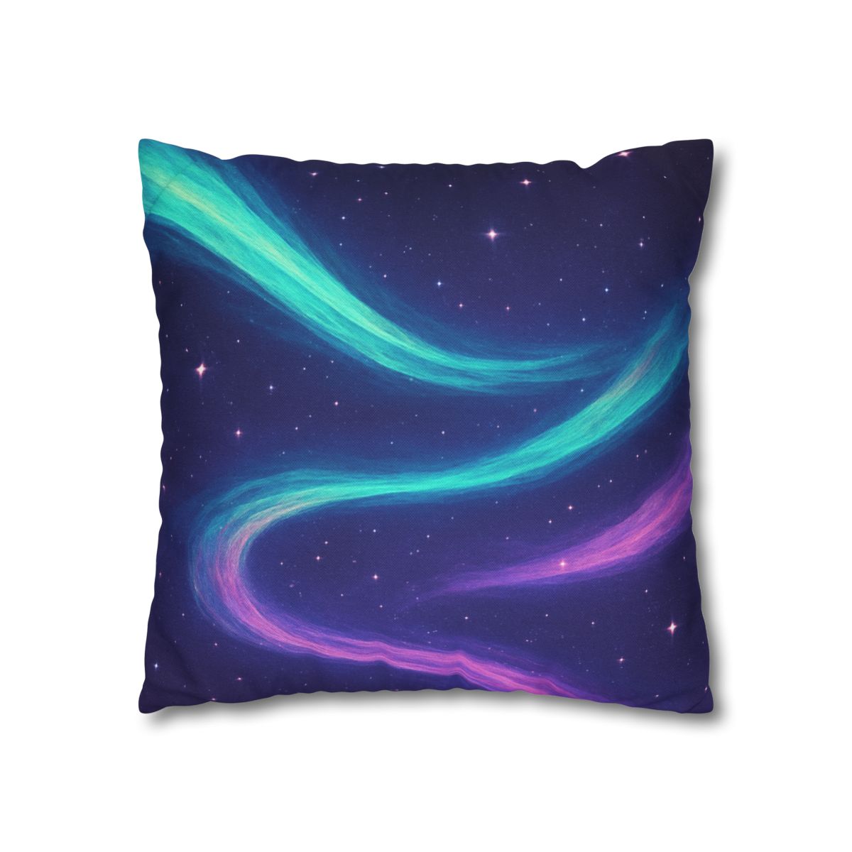 Aurora Plasma Ribbon Drift trendy patterned pillow cases
