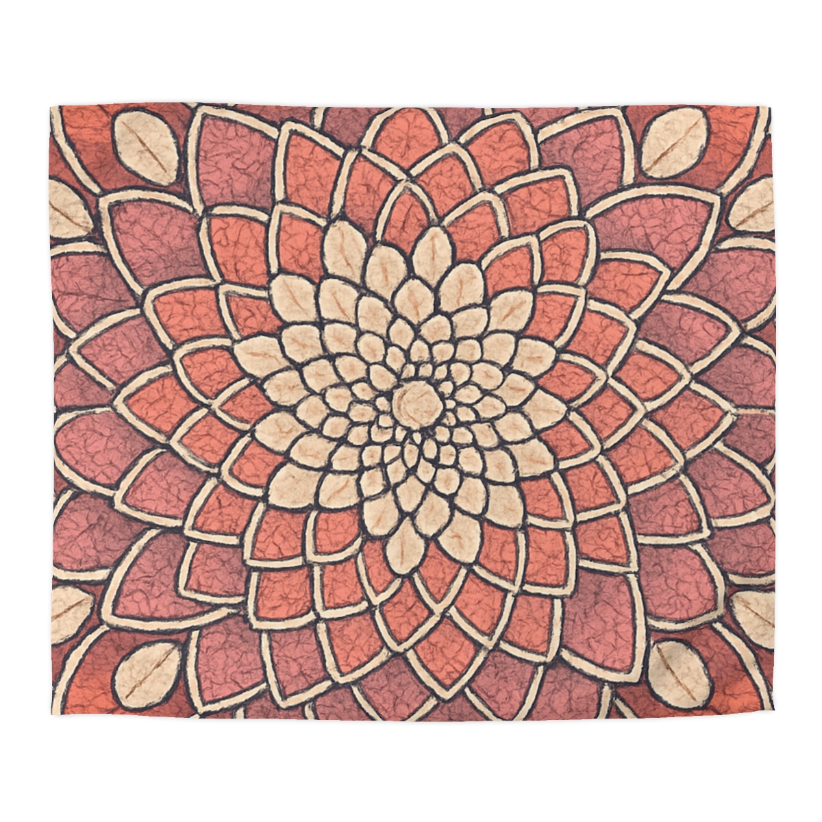 Bud Mosaic Fractal Bloom trendy bedroom duvets