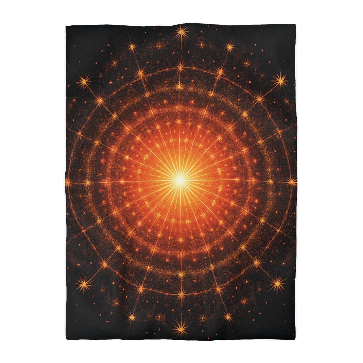 Photon Burst Mandala warm winter duvets
