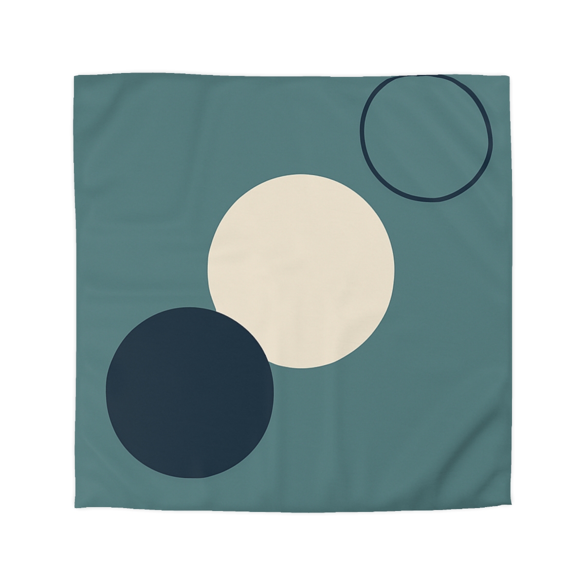 Staggered Trio Of Circles Harmony custom duvets