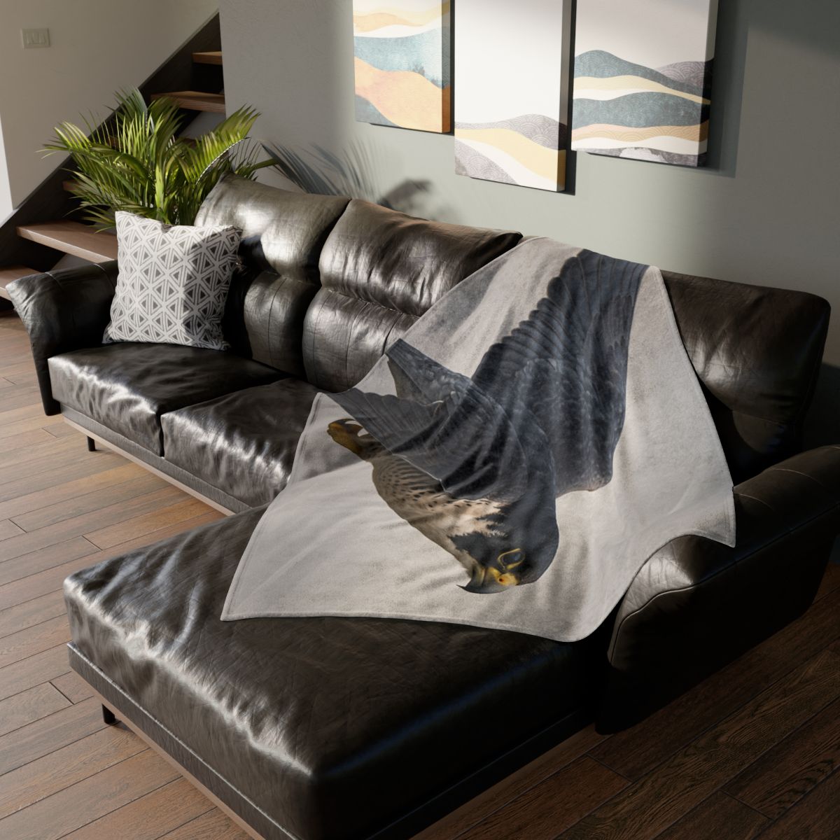 Stormglide Peregrine Falcon unique gift blanketscustom blankets
