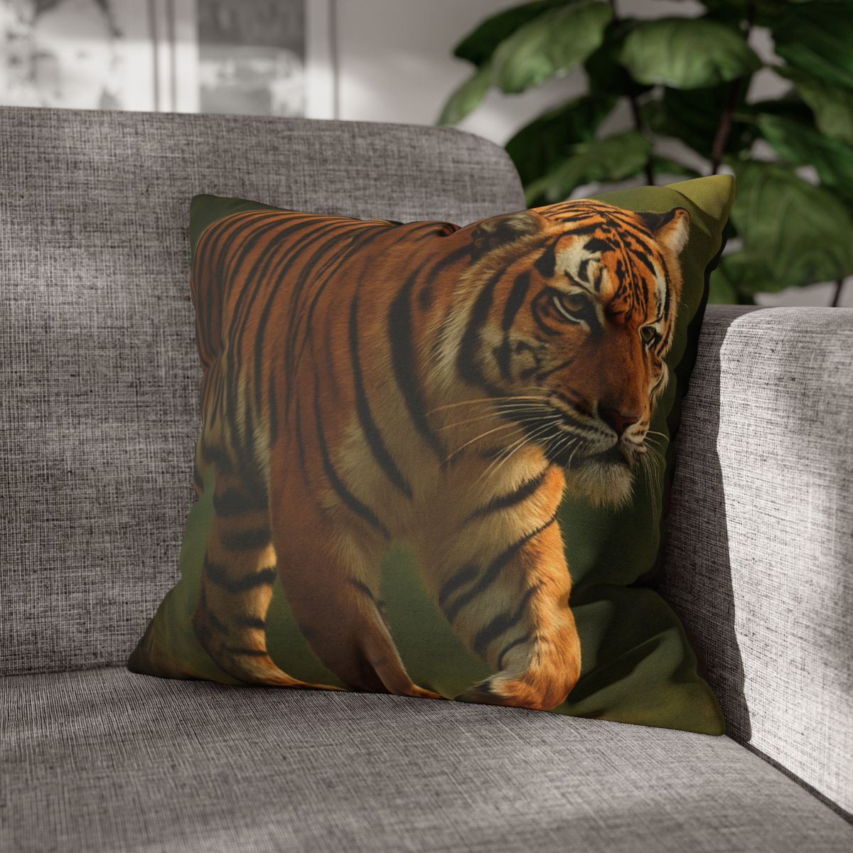 Forest Stalker Bengal Tiger stylish decorative pillowcases