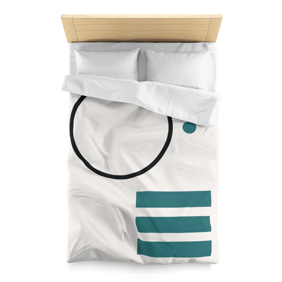 Orbiting Bars And Hollow Circle trendy bedroom duvets