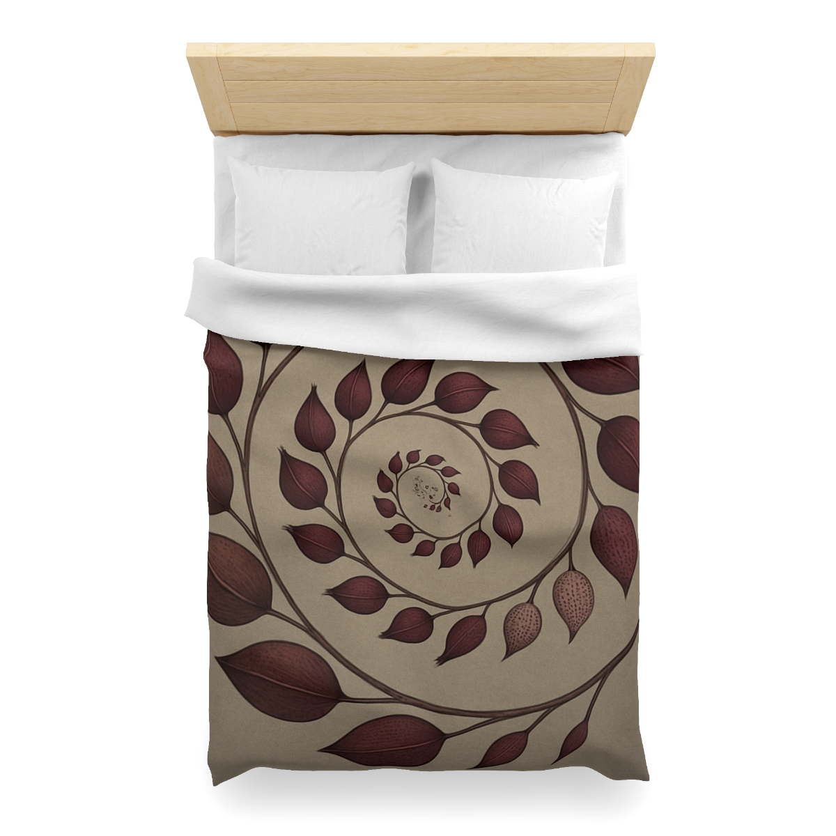 Spiral Seed Pod Array personalized bedding duvets