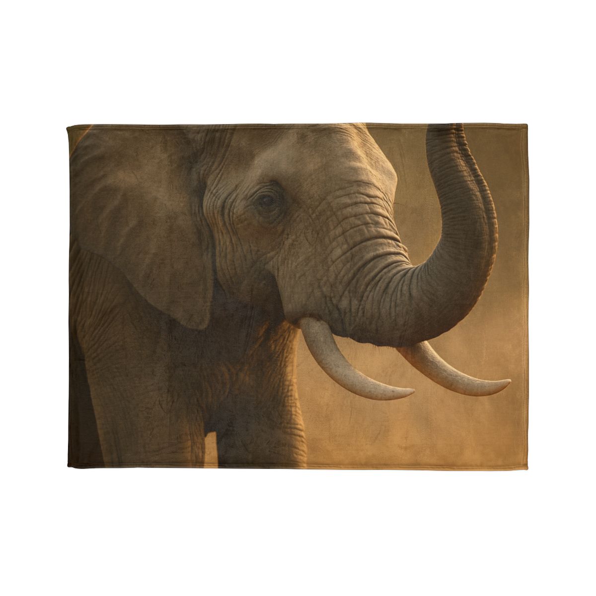 Savannah Sentinel Elephant stylish throw blankets