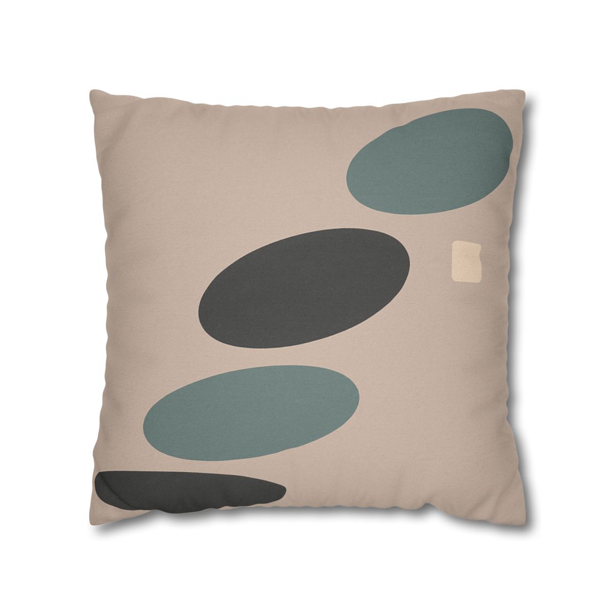 Staggered Ovals With Pause stylish decorative pillowcases