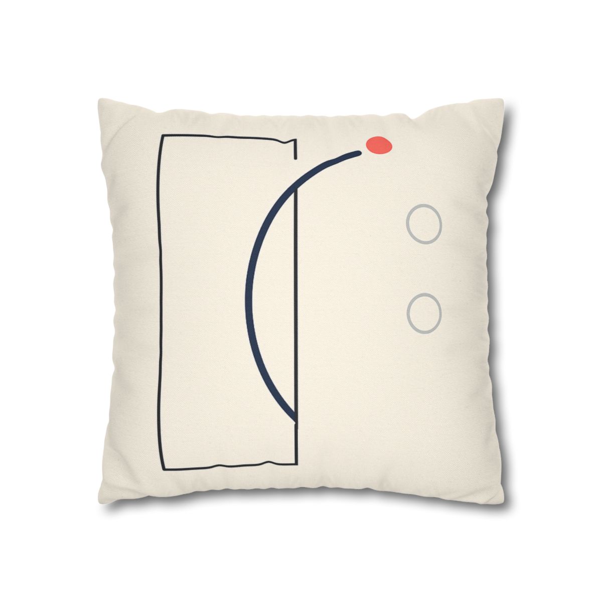 Offset Frame With Orbit Arc custom pillow cases