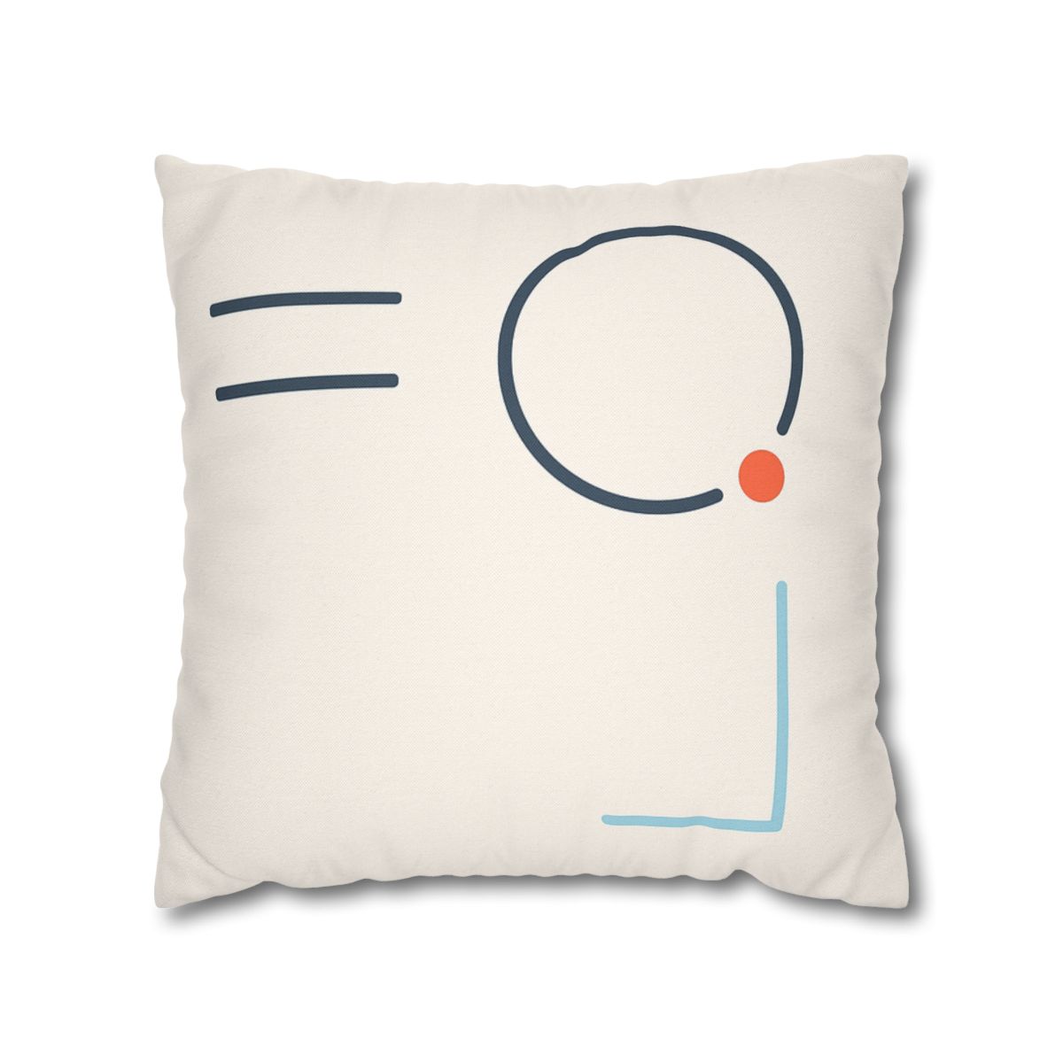 Quiet Orbit With Offset Bars personalized pillow covers