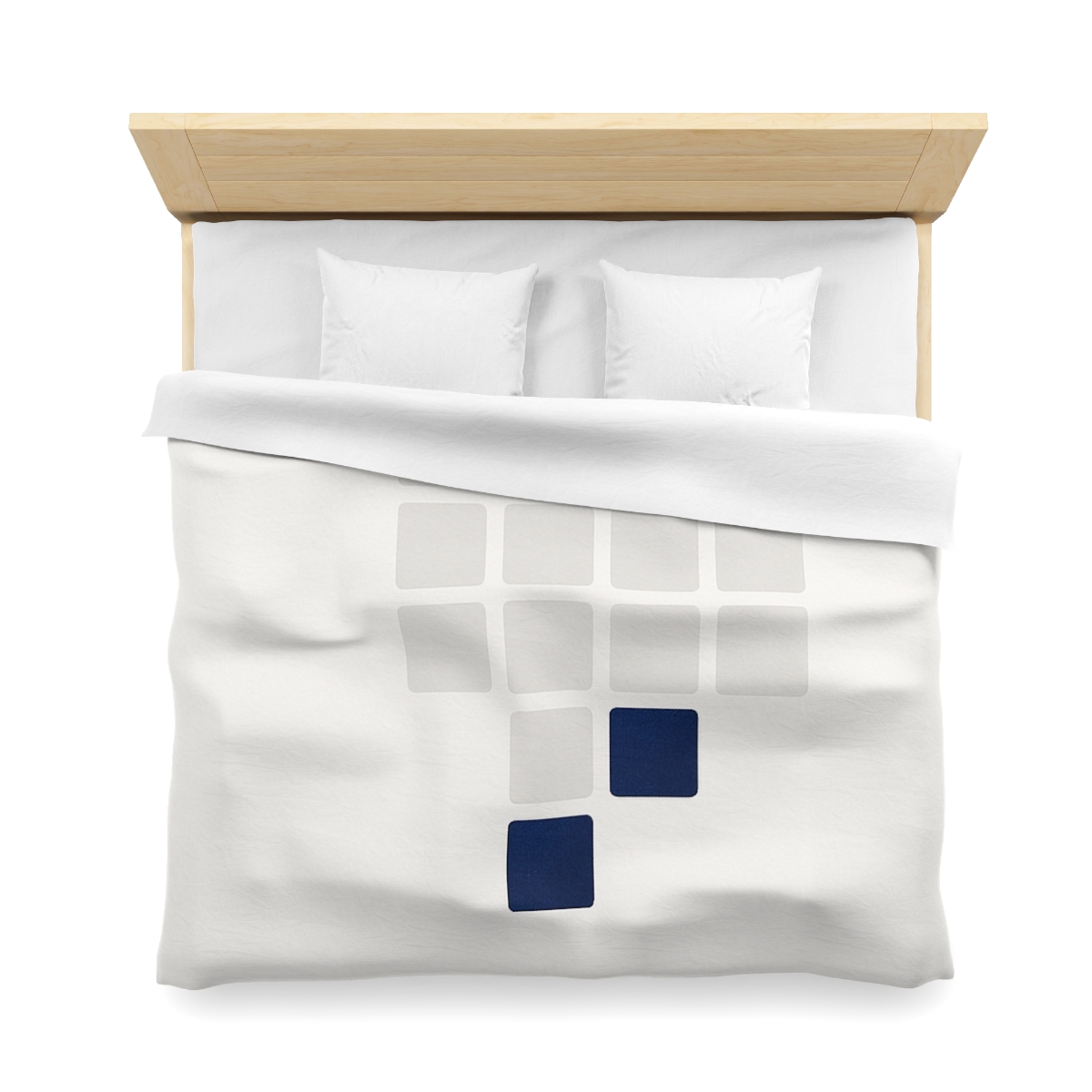 Stepped Constellation Grid designer printed duvets