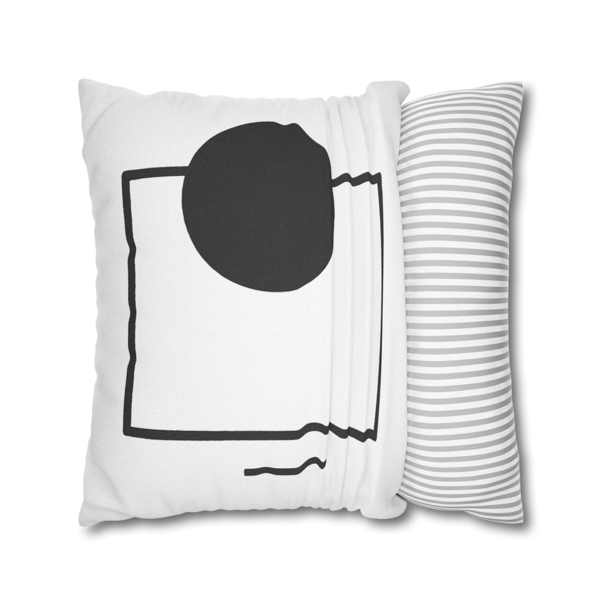 Minimal Eclipse Frame Trio custom pillow cases